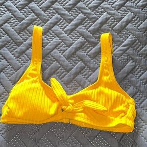 Yellow bikini top